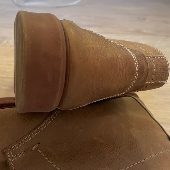 Aldo Leather Short Boots Light Brown Tan Colour - Picture 4 of 6